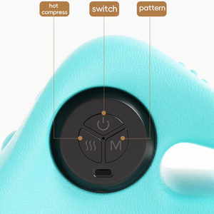 Masseur cervical électrique à compresse chaude et magnétothérapie, oreiller de massage vibrant pour le cou et les épaules avec chaleur - Product Image 4
