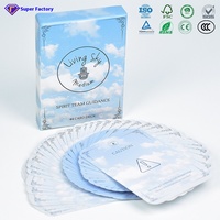 Modèles de boîtes de cartes gratuits, personnalisés, jeu de 44 cartes imprimées, papier durable, écologique, cartes de tarot recto-verso