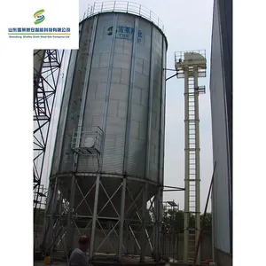 Factory Direct Hopper Bottom 500 Ton Grain Silo for Cattle Feed