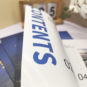 Brochure di vendita di carta artistica personalizzate in fabbrica libretto di catalogo triplo e promozione aziendale di cartone volantino pieghevole - Product Image 3