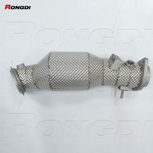 ท่อดาวน์ไปป์แบบแคทเทดสำหรับ G80 M3 S58 BMW M2 G82 G87 3.5 "ถึง3" ระบบท่อไอเสียชนิดหนึ่ง - Product Image 5