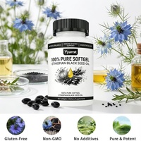 Capsules de gelée molle d'huile de nigelle de haute qualité – Complément pour le soutien immunitaire et le confort digestif – Complément bien-être – OEM ODM