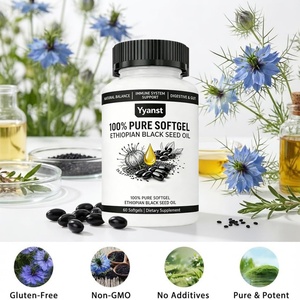 HIGH QUALITY Black <b>Seed</b> OIL Softgel Capsules Supplement Oil Capsules IMMUNITY SUPPORT & DIGESTION COMFORT - Product Image 6