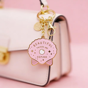 Llaveros de esmalte con frases inspiradoras para la salud mental, recordatorio positivo, llavero de esmalte suave, llavero de aliento - Product Image 3