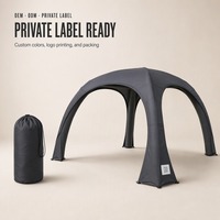 Tente de camping gonflable, abri à poutres pneumatiques pour événements de camping, OEM ODM