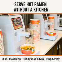 NEO CUCINA - Máquina de Ramen 3 en 1 para Encimera, Cocina Automática de Ramen Instantáneo Coreano