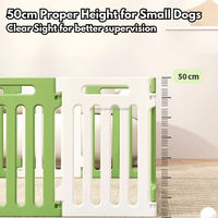 Corral para Perros Pequeños para Interiores, Resistente a Colapsos, con Puerta
