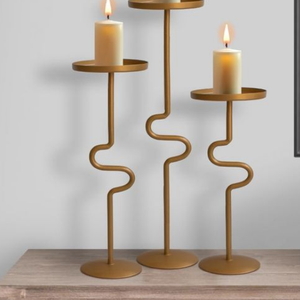 Creative Design Gold Finished Candle Holder Home Villa New Look Metal <b>Tealight</b> Candle Holder with Customized Design - Product Image 4