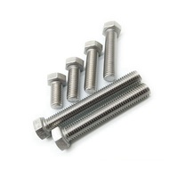Vis hexagonales noires isométriques en acier inoxydable 304/316, norme BS, vis hexagonales et boulons de qualité marine