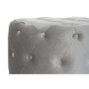 Juego de 2 Reposapiés de Terciopelo con Marco de MDF, Dimensiones 78x78x42cm - Product Image 3