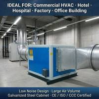 Ventilateur centrifuge haute efficacité HTFC 1000 tr/min 6811 m³/h 431 Pa 2,2 kW Faible bruit 62 dB Châssis en acier OEM ISO9001 pour la ventilation CVC