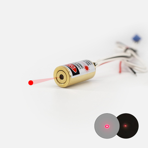 Red <span class=keywords><strong>650nm</strong></span> Dot mô-đun <span class=keywords><strong>Laser</strong></span> Brass nhà ở điện có thể điều chỉnh classiii DC 5V Điều kiện Mới 10-50cm phạm vi - Product Image 1