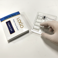 Boîtes rigides en papier personnalisées pour flacons, logo personnalisé, taille 3ml 5ml 10ml, emballage magnétique pour flacons, boîte cadeau avec étiquettes et plateau d'insertion