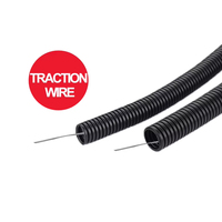 Livraison gratuite en PVC étanche aux UV, tube ondulé en PE PP, Protection des fils, résistant au feu, 20mm 25mm