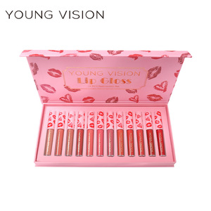 Maquillaje en Oferta, Set de Regalo de 12 Brillos Labiales Veganos en Caja Magnética, Brillo Labial Mate Antiadherente, Lápiz Labial Líquido de Larga Duración - Product Image 6