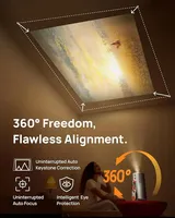Projecteur portable XGIMI MoGo 4 Bundle Home Theater avec support PowerBase, Android 1080p, 450 lumens, batterie intégrée
