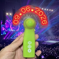 Mini ventilateur portable avec impression personnalisée de texte/logo LED 1 couleur pour cadeaux - yuguang F011 Cadeau de fête