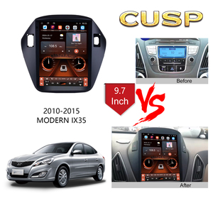 Accesorios para Automóviles, Kits de Marco para Automóvil Android para <span class=keywords><strong>HYUNDAI</strong></span> TUCSON IX35 2010-2015 Versión Alta con Arnés de Cableado SIM+FM+AM - Product Image 2