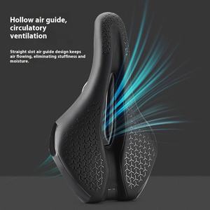 เบาะจักรยานสไตล์เรียบง่าย นั่งสบาย ระบายอากาศได้ดี อุปกรณ์เสริมสำหรับจักรยานแข่ง เหมาะสำหรับการขี่บนภูเขาและถนน - Product Image 2