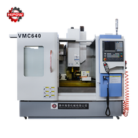 Centre d'usinage vertical CNC haute précision HIPOW VMC640 avec commande GSK, broche BT40, déplacement simple 600x400x500mm, Nouveau