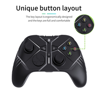 Manette de jeu ergonomique sans fil TGZ T-X101B 2,4 GHz avec définition de macros et programmation personnalisée, compatible Xbox et PC
