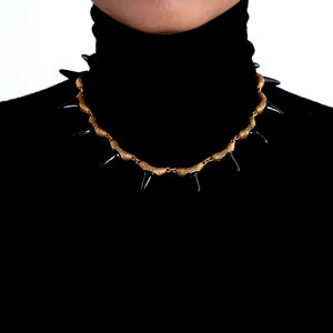 Chaîne à la mode en acier inoxydable collier pendentif <span class=keywords><strong>série</strong></span> accessoire de mode pratique avec placage d'or à moins de 50 $ - Product Image 1