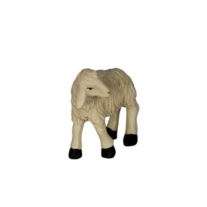 อุปกรณ์เสริมฉากการประสูติของ polyresin ประมาณ4ซม. ของเล่นคริสต์มาสตุ๊กตาแกะมองไปทางซ้าย (999944107100106) - Product Image 3