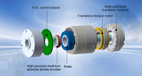 Motor para Exoesqueleto de Robot Humanoide, Actuador de Brazo Robótico, Servomotor para Caminata Inteligente de Robots Humanoides