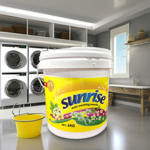 <span class=keywords><strong>Lessive</strong></span> en poudre de haute qualité en seau de 5 kg, étiquette OEM gratuite, forte mousse, pour le marché nigérian - Product Image 2