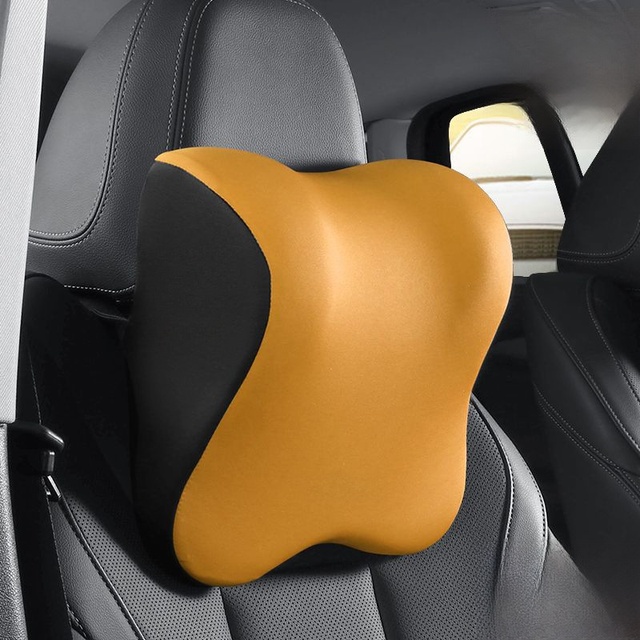 Factory Direct Latest butterfly Style 3D Design Memory Foam Breathable Removable Headrest Car Headrest Neck Support Pillow