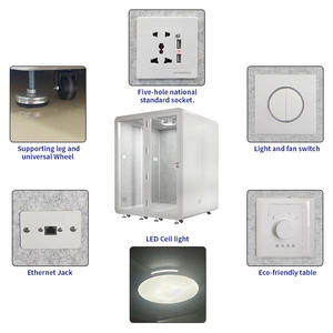 Camere insonorizzate adatte per uso in tutto il mondo ordine minimo camere insonorizzate studio ufficio <span class=keywords><strong>arredato</strong></span> cubicoli interni - Product Image 5