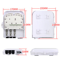 Régions froides nordiques 8 cœurs CTO NAP FTTH Boîte de distribution de fibres PLC Splitter Box Nap Box Ftth 1x8 ODP OTB FAT FDB