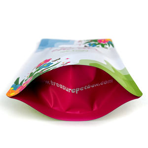 Sacs en plastique refermables en PE recyclable avec impression personnalisée, sacs en mylar, emballages pour aliments pour animaux de compagnie, pochettes en plastique mylar - Product Image 3