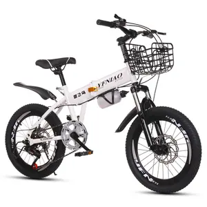 Jetshark bicicletta per bambini pieghevole a velocità variabile da 18 pollici 20 pollici 22 pollici per bambini da 6-13 anni