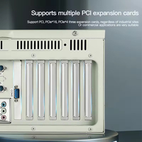 Ordinateur industriel robuste 4U monté en rack, serveur embarqué, système Win7/8/10 Linux pour les soins médicaux et les solutions tout-en-un