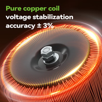 Stabilisateur électronique monophasé 220V AC usage domestique faible régulateur d'entrée tension stabilisé climatiseur réfrigérateur congélateur