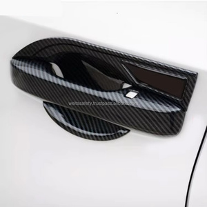 Accessoires extérieurs élégants Welta, aspect carbone, protection anti-rayures pour la poignée de porte, garniture pour Honda Civic 11e génération 2022 - Product Image 5