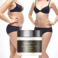 Crème chaude pour la perte de poids Brûlage des graisses Magique de l'estomac personnalisée Massage corporel anti-cellulite de la taille et des seins Crème amincissante