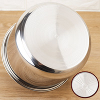 Pot intérieur en acier inoxydable 304 pour cuiseur à riz et autocuiseur, antiadhésif, double fond épaissi, accessoire universel SYD-16