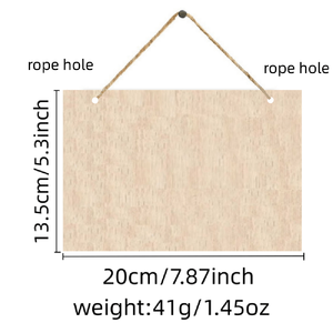 En stock américain en bois <span class=keywords><strong>humour</strong></span> avertissement Slogan liste créatif plaque de porte bar boutique décorations en bois carte de visite - Product Image 6