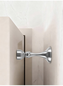 Bloqueur de <span class=keywords><strong>porte</strong></span> magnétique anti-collision en acier inoxydable 304, antivol, fixation au sol, durable, installation facile - Product Image 3