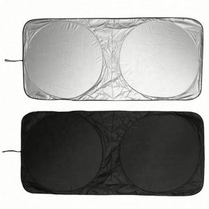 Parasol Plegable Universal para Parabrisas de Coche, Reflectante, Plateado, con Logotipo Personalizado, Impresión Serigráfica Promocional - Product Image 2