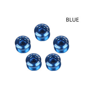 Litepro 7075 Alliage d'aluminium 5 pièces Vis de manivelle de vélo pour vélo pliant Brompton Vis de <span class=keywords><strong>pédalier</strong></span> BMX MTB Plateau de chaîne - Product Image 4