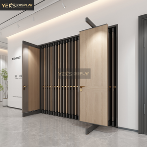 ชั้นวางโชว์ประตูไม้แบบขอบเรียบ รุ่น YEKS Heavy Duty พร้อมระบบดึงออกได้และหมุนได้ 360 องศา °   ระบบหมุนเวียนสำหรับจัดแสดงนิทรรศการในโชว์รูม - Product Image 6