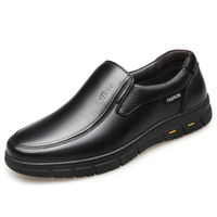 Zapatos de Hombre Negros y Marrones para Caminar, de Cuero Genuino con Cordones, Suela de Goma, Zapatos Casuales de Negocios para Verano y Otoño