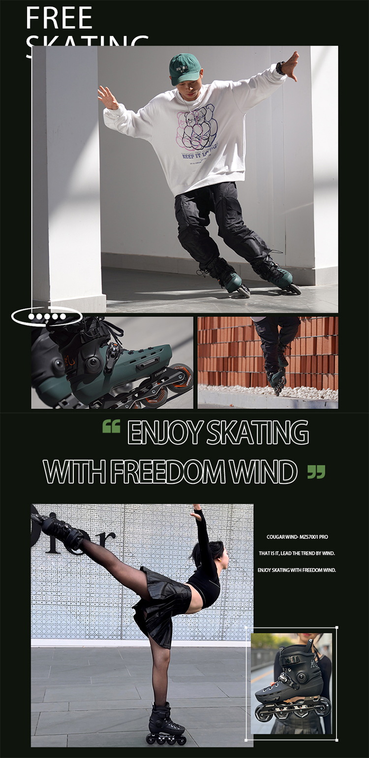 COUGAR MZS7001PRO Urban Skates - Professional Inline Skates