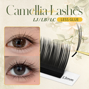 ขนตาปลอม Abonnie Speciality Lash Curls รุ่น lb <span class=keywords><strong>lj</strong></span> Curl Cashmere Matte Camellia สำหรับต่อขนตา - Product Image 6