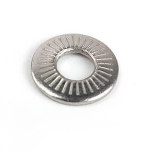 แหวนสปริงสแตนเลส NF E 25-511 304 แบบกรวยลายกันลื่น แหวนล็อคแบบฟันเลื่อย ป้องกันการคลายตัว - Product Image 6