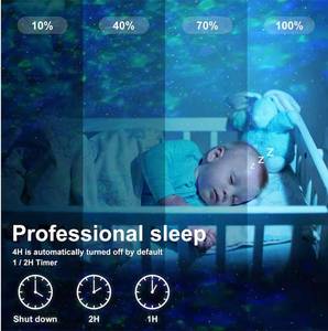 LITWOW <strong>Galaxy</strong> Projector With Remote Control White Ocean Starry Nebula Sky Laser Night Light With BT Music Smart Projector <strong>Lamp</strong> - Product Image 4