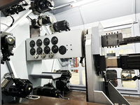 Machine de cintrage automatique CNC 2D 3D 12 axes pour barres métalliques et fils solides de 3-8 mm avec composants de base à roulement motorisé